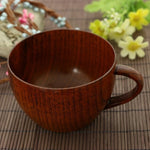 Green Tea Cup Japan Style Natural Jujube Wood Cup Primitive Handmade Natural Spruce Wooden Cup Breakfast Beer Milk Drinkware