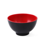 Japanese Style Melamine Imitation Porcelain Bowl Tableware Kitchen Soup Noodle Rice Bowl 8 inch Big Ramen Bowl Spoon Anti Drop