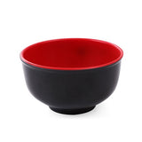 Japanese Style Melamine Imitation Porcelain Bowl Tableware Kitchen Soup Noodle Rice Bowl 8 inch Big Ramen Bowl Spoon Anti Drop