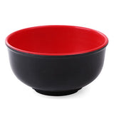 Japanese Style Melamine Imitation Porcelain Bowl Tableware Kitchen Soup Noodle Rice Bowl 8 inch Big Ramen Bowl Spoon Anti Drop