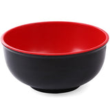 Japanese Style Melamine Imitation Porcelain Bowl Tableware Kitchen Soup Noodle Rice Bowl 8 inch Big Ramen Bowl Spoon Anti Drop