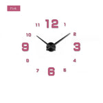 2019 muhsein large DIY Wall Clock Acrylicl Mirror digital clock 3D wall clock Personalized Digital Wall Clocks Free shipping