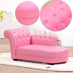 A,High Quality Children Sofa Chaise Longue Chair Kindergarten Environmentally Cloth+ Sponge Recliner Pink White Kid's Gift