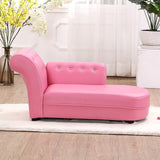 A,High Quality Children Sofa Chaise Longue Chair Kindergarten Environmentally Cloth+ Sponge Recliner Pink White Kid's Gift