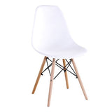 PP Wood DIY Dining Chair Modern Cheapest Dining Bar Meeting Living Coffee Room Beech Wooden Chair Loft Chairs Home Furniture