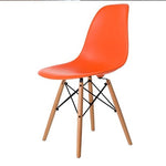 PP Wood DIY Dining Chair Modern Cheapest Dining Bar Meeting Living Coffee Room Beech Wooden Chair Loft Chairs Home Furniture