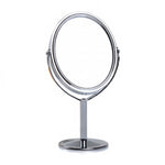 1PC  Makeup Mirror Table Desktop Countertop Base Use for Bathroom Travel Double-Sided Normal Magnifying Stand Mirror