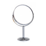 1PC  Makeup Mirror Table Desktop Countertop Base Use for Bathroom Travel Double-Sided Normal Magnifying Stand Mirror