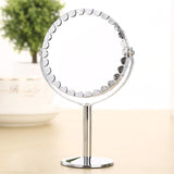 1PC  Makeup Mirror Table Desktop Countertop Base Use for Bathroom Travel Double-Sided Normal Magnifying Stand Mirror