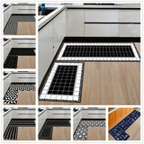 Modern Geometric Kitchen Mat Anti-Slip Bathroom Carpet Home Entrance/Hallway Door Mat Wardrobe/Balcony Area Rug Creative Carpets