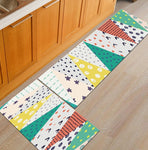 Modern Geometric Kitchen Mat Anti-Slip Bathroom Carpet Home Entrance/Hallway Door Mat Wardrobe/Balcony Area Rug Creative Carpets