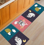 Modern Geometric Kitchen Mat Anti-Slip Bathroom Carpet Home Entrance/Hallway Door Mat Wardrobe/Balcony Area Rug Creative Carpets