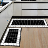 Modern Geometric Kitchen Mat Anti-Slip Bathroom Carpet Home Entrance/Hallway Door Mat Wardrobe/Balcony Area Rug Creative Carpets