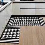 Modern Geometric Kitchen Mat Anti-Slip Bathroom Carpet Home Entrance/Hallway Door Mat Wardrobe/Balcony Area Rug Creative Carpets