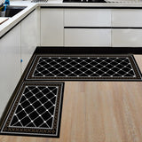 Modern Geometric Kitchen Mat Anti-Slip Bathroom Carpet Home Entrance/Hallway Door Mat Wardrobe/Balcony Area Rug Creative Carpets