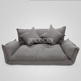 M9921 Lazy Floor Sofa 5-Gear Adjustment Love Seat Washable Living Room Tatami Sofa Chaise Longue Balcony Reclining Foldable Sofa