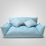 M9921 Lazy Floor Sofa 5-Gear Adjustment Love Seat Washable Living Room Tatami Sofa Chaise Longue Balcony Reclining Foldable Sofa