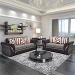 Panana Livingroom Furnitures Sofa set Armchair Faux leather & fabric Foam 2 /3 /2+3/3+3 Seats