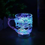 Colorful Luminous Lighting Water Wine Glass Cup Mug Glowing Water Liquid Induction Flash Cup for Party