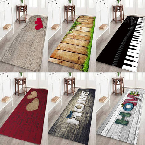 Modern Printed Flannel Area Rug 3D HOME Letter Printed Room Area Rug Floor Carpet For Living Room Bedroom Home Decorative Pad